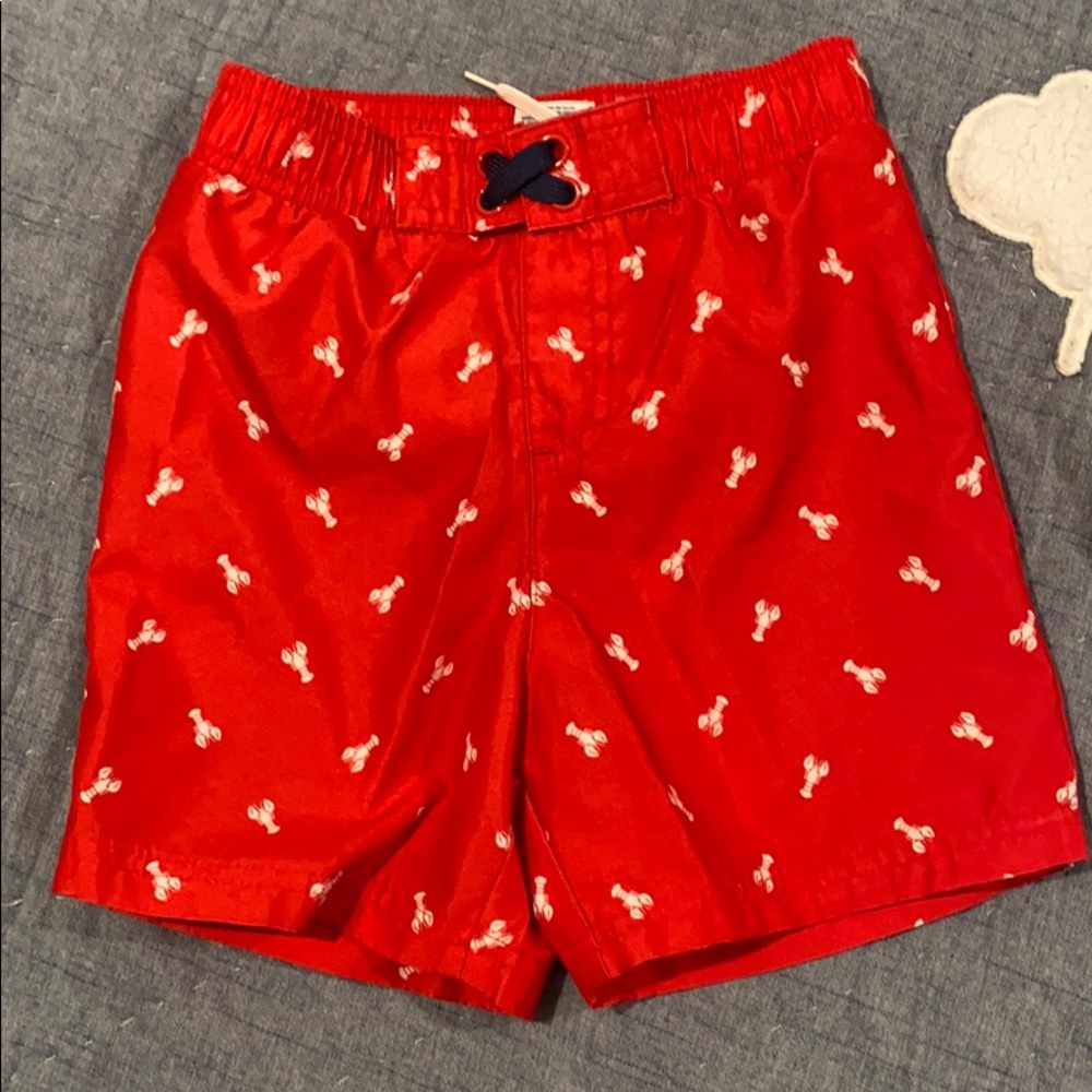 Boys 4T Lobster Swim Shorts